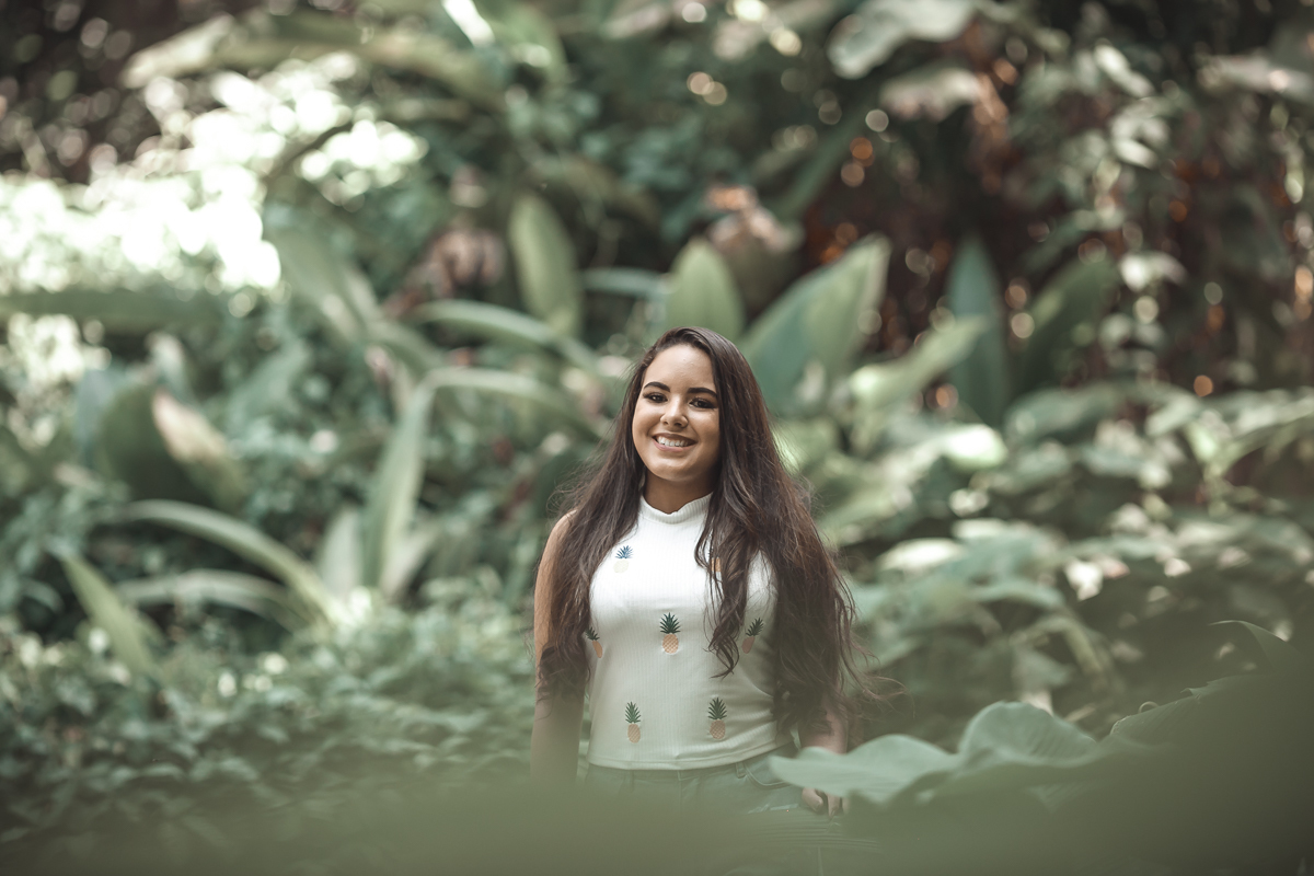 sessão fotográfica externa Pré- 15 anos em Parque Lage/RJ