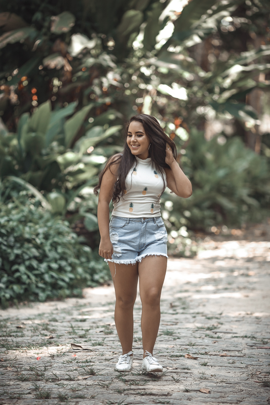 Ensaio Pré 15 anos realizado no Parque Lage/RJ