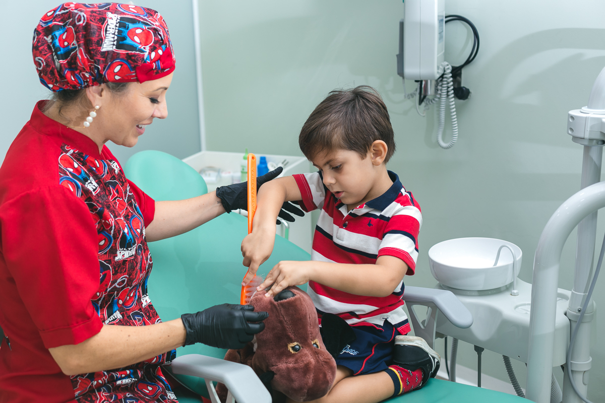 Odonto pediatria em book fotográfico profissional 