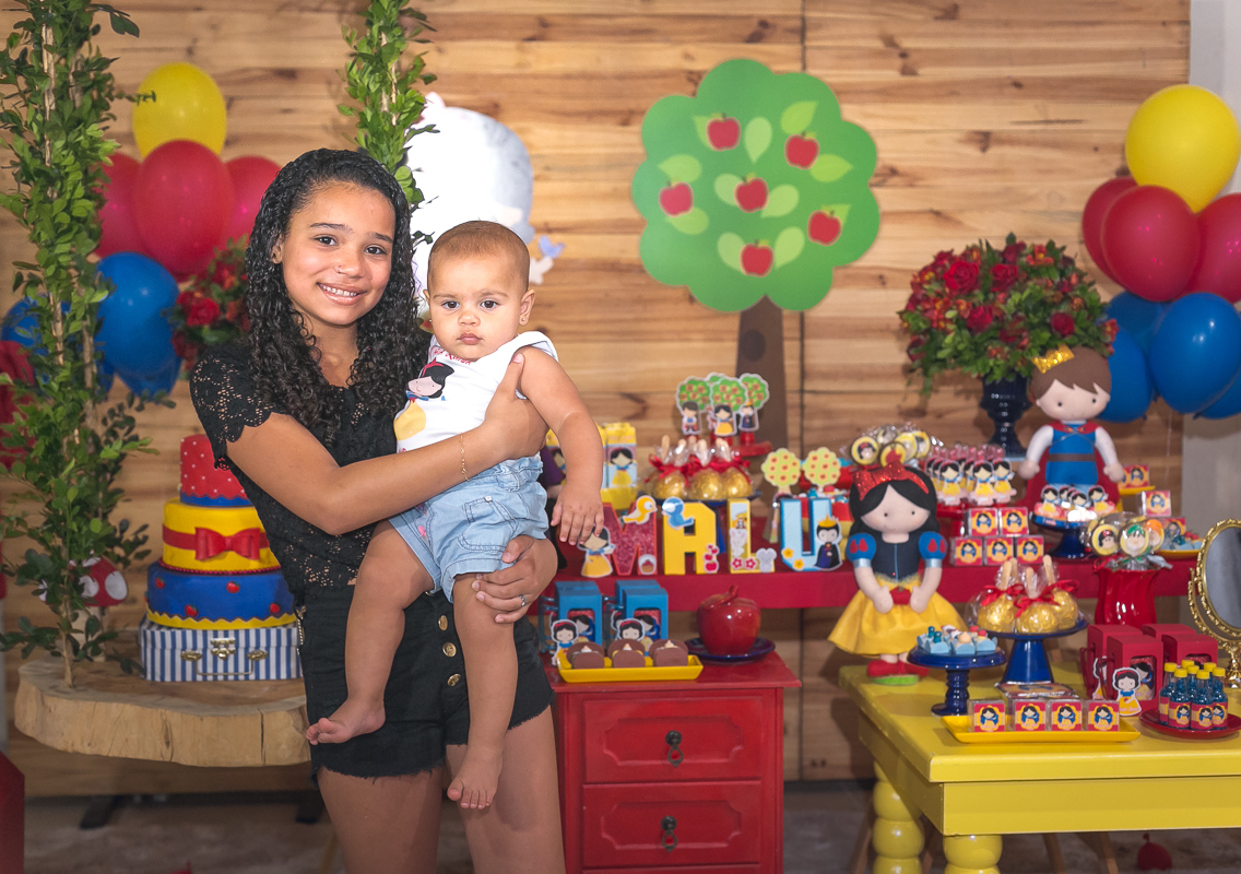 Espaço colonial festa e eventos cobertura fotográfica festa temática de 1 ano-branca de neve-Santa Cruz-RJ