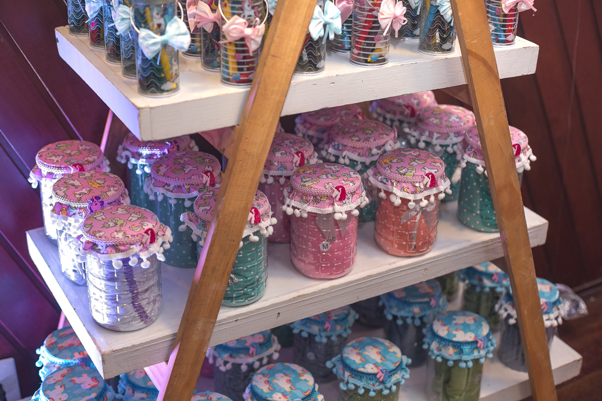 lembranças luxo em festa unicórnio