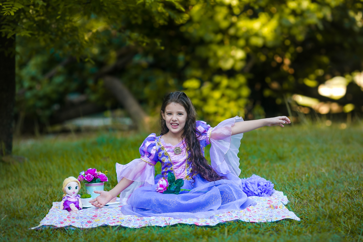 Book fotográfico infantil realizado na Quinta da Boa Vista/RJ