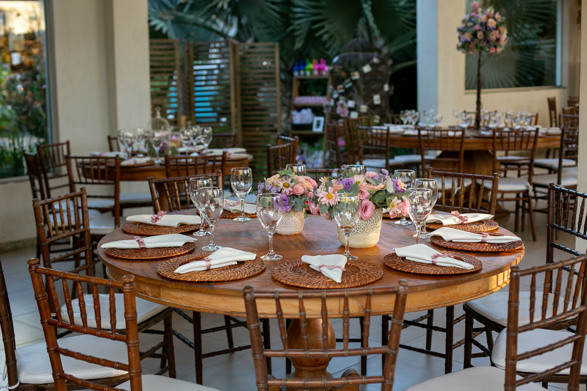 Decoração de casamento de dia, em casamento no bistrô 160