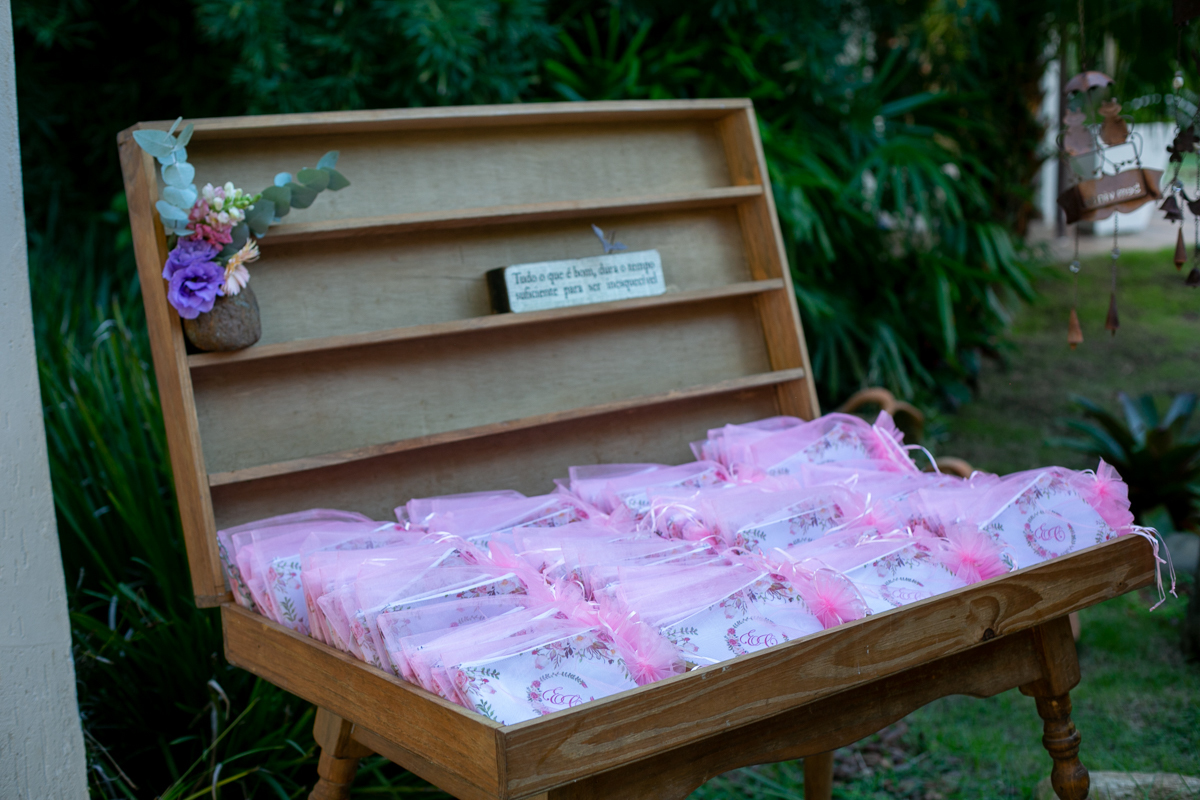 Lembranças para os convidados em casa de festas bistrô 160-Campo Grande-Rj