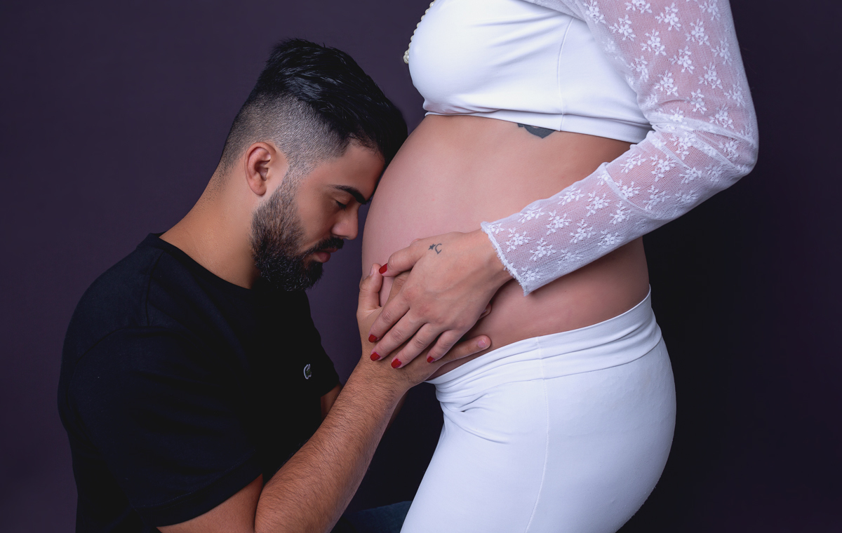book fotográfico de gestante em estúdio- RJ