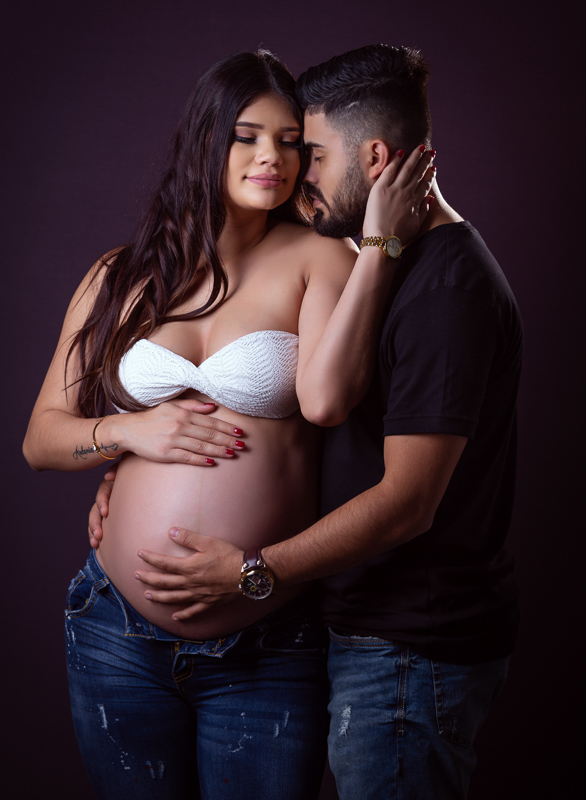 Book fotográfico de grávida em estúdio-realengo-rj