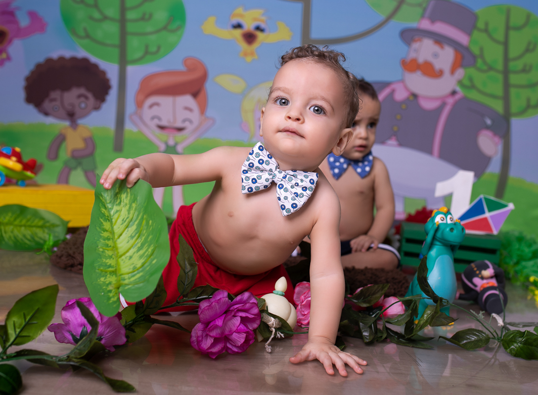 fotografia infantil em estúdio-tema mundo bita-rj