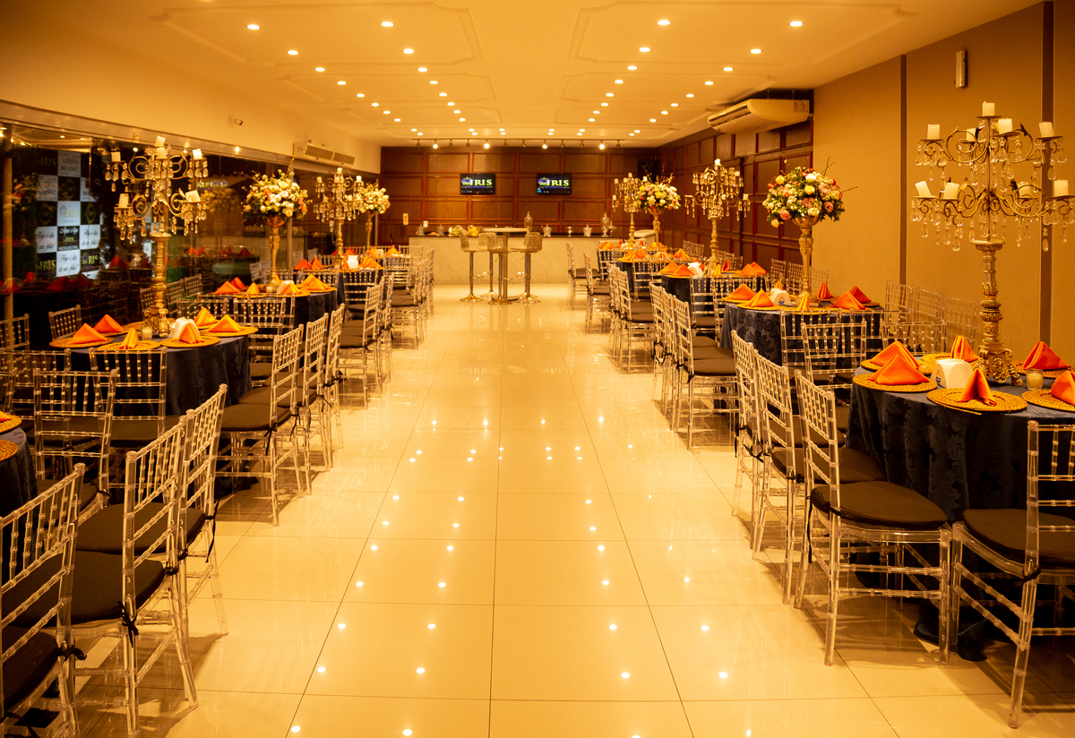 Decoração Salão da Casa iris supreme  no casamento do Diego e Carol/Bangu-RJ