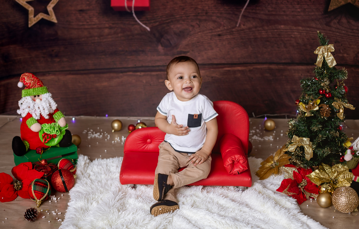 ensaio temático infantil de Natal-rj