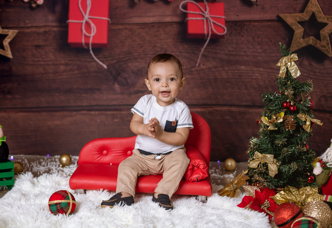 ensaios de natal em estúdio/rj