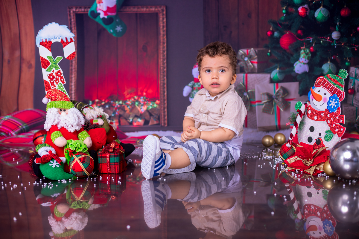 fotografia ensaio infantil natalino eme estúdio