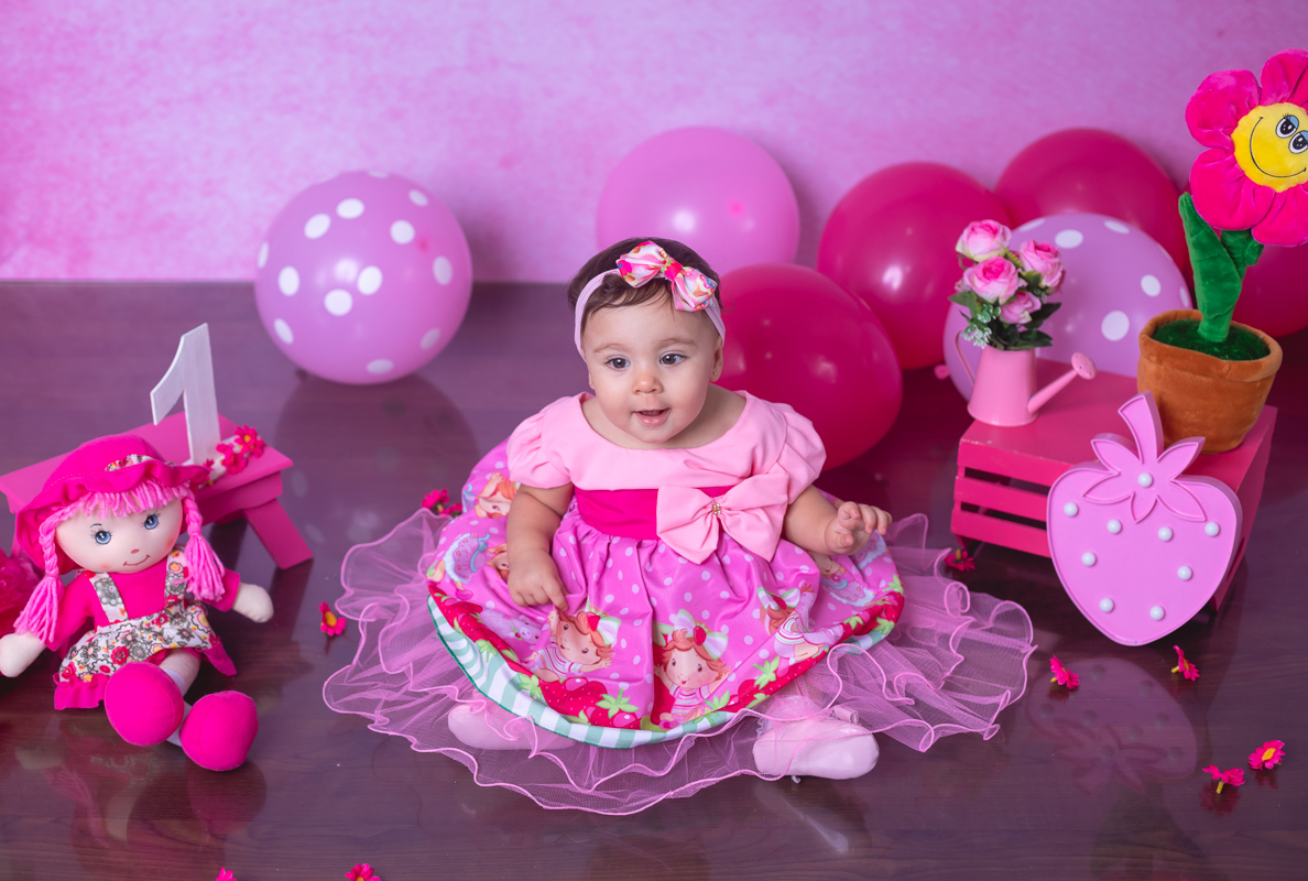 ensaio temático menina-moranguinho baby 