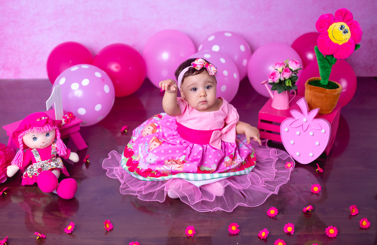 pré ensaio de 1 ano- moranguinho baby-rj