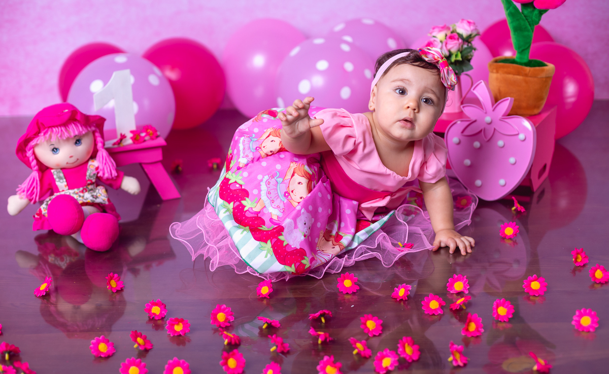 ensaio infantil temático RJ-moranguinho baby