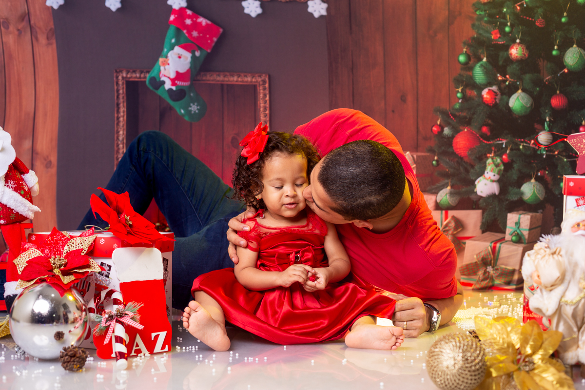 ensaio natalino em estúdio-rj