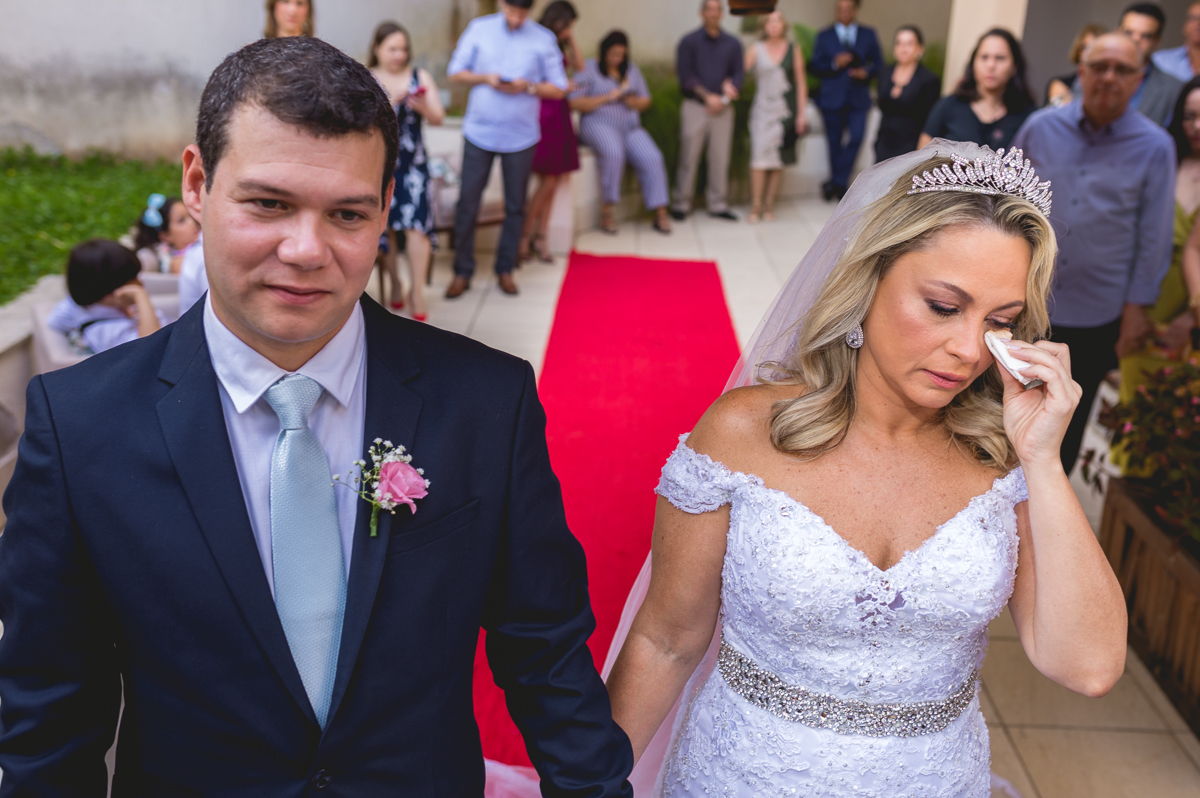 emoção noiva em seu mini wedding-botafogo-rj