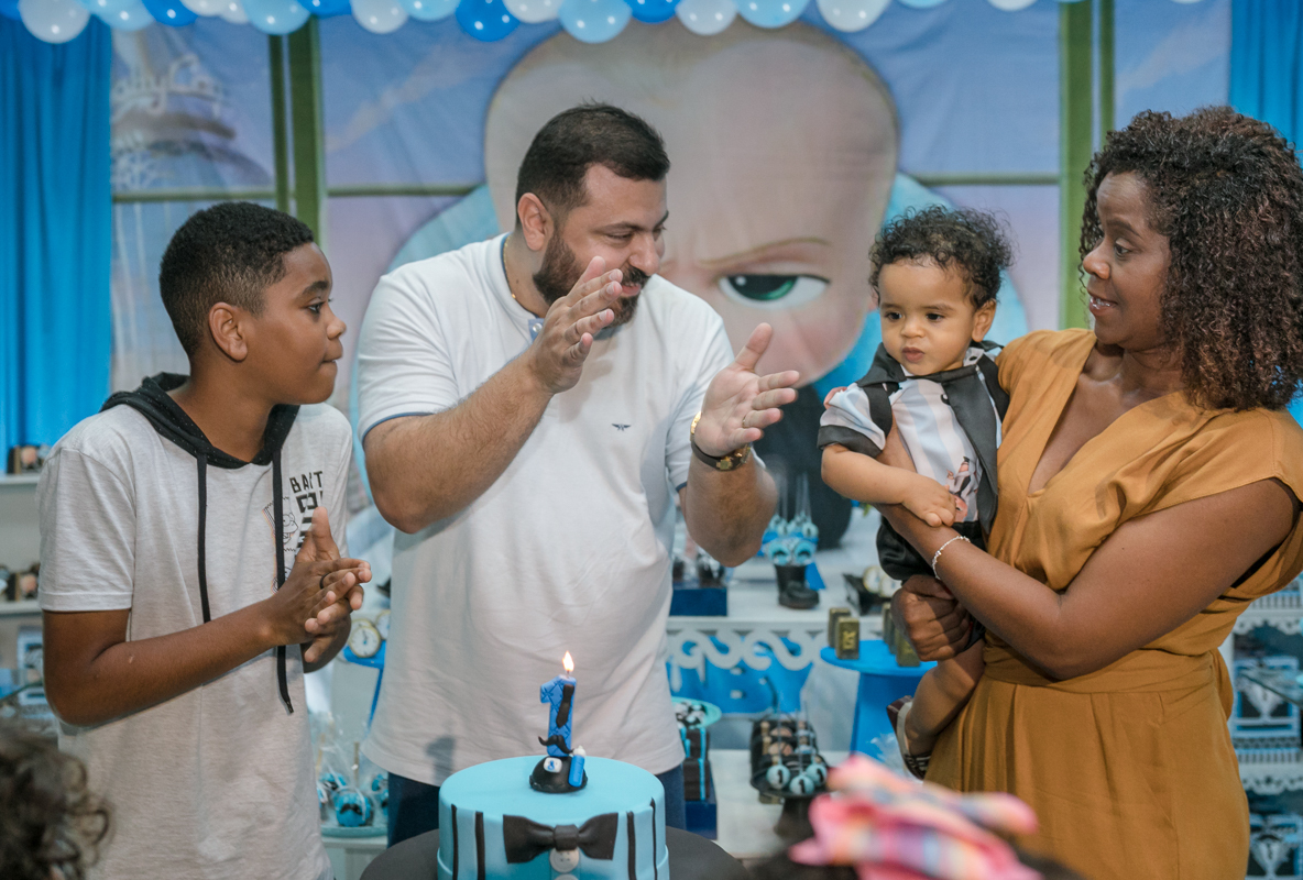 casa de festasTude World aniversário de 1 ano-tema poderoso chefinho