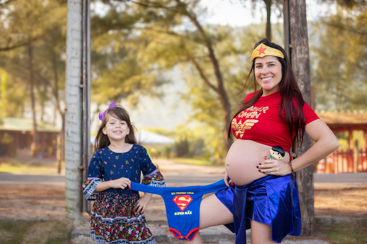 ensaio de gestante-externo-mulher maravilha-rj