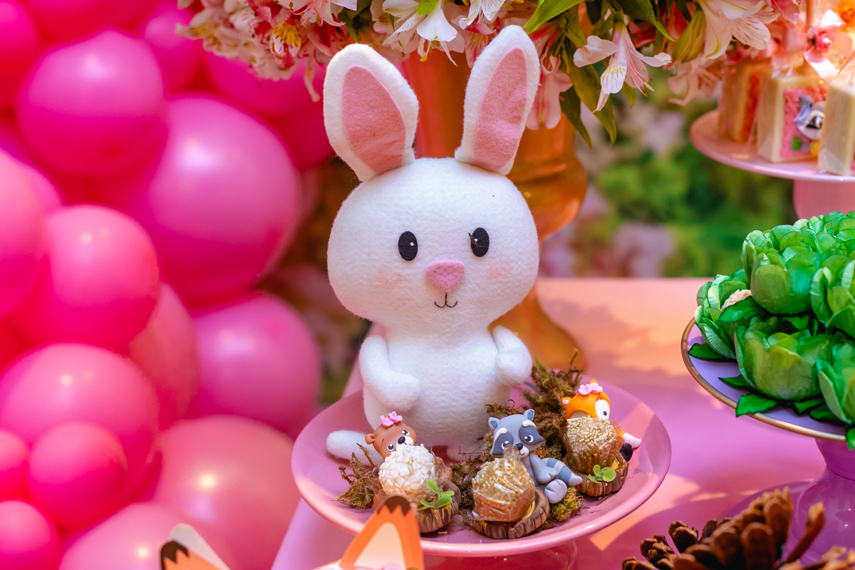 decoração woodland-docinhos decorados em mesa em casa de festas brincadeira é coisa seria-rjk