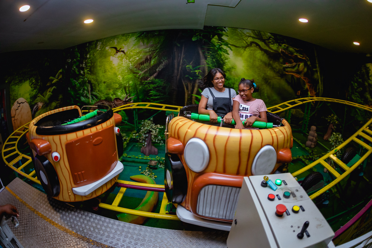 trenzinho montanha russa em casa de festas brincadeira e coisa e seria-rj