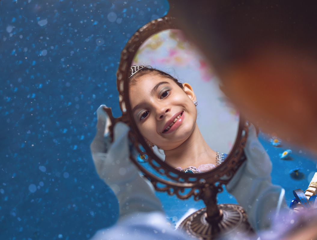 ensaio Cinderela em estúdio/rj