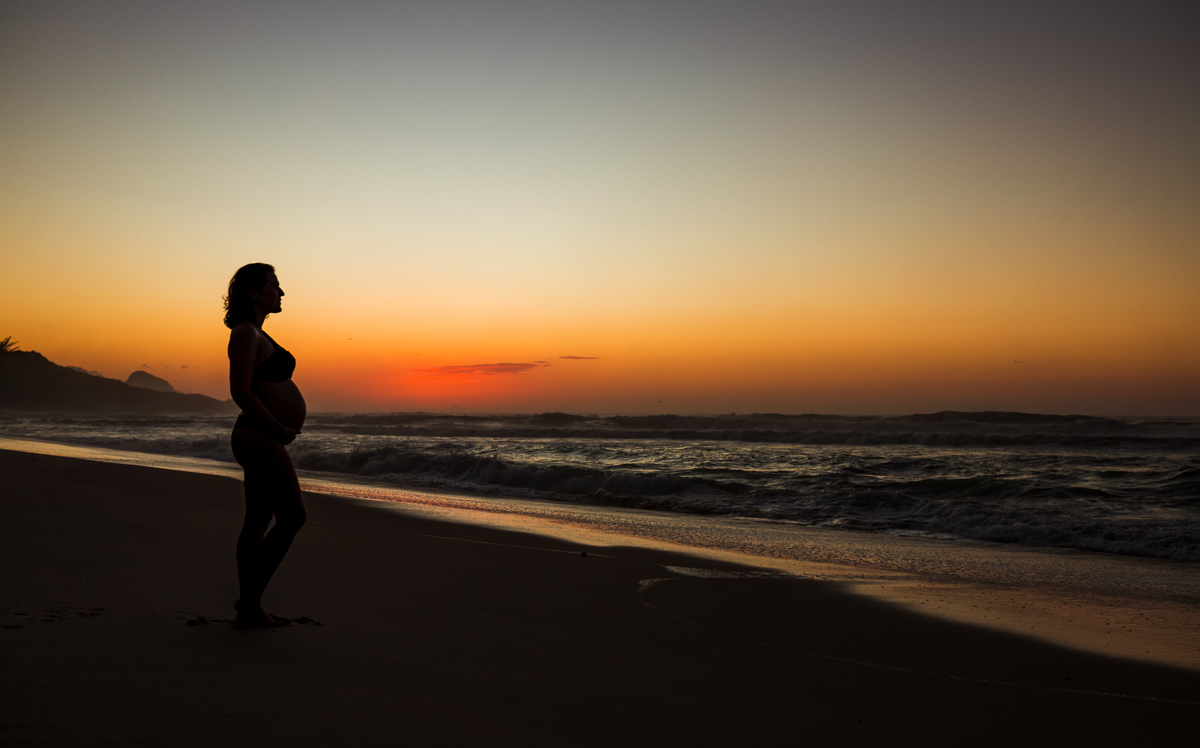 ensaio de gestante na prainha-nascer do sol-rj
