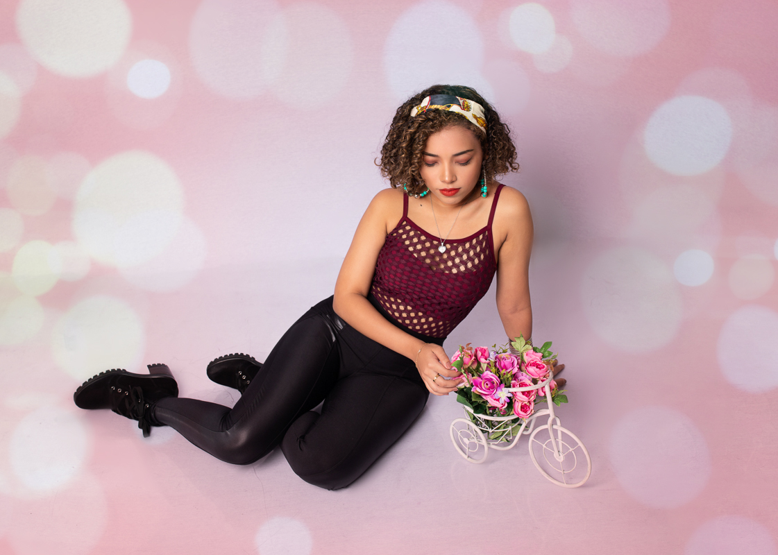 debutante-ensaio fotográfico em estúdio