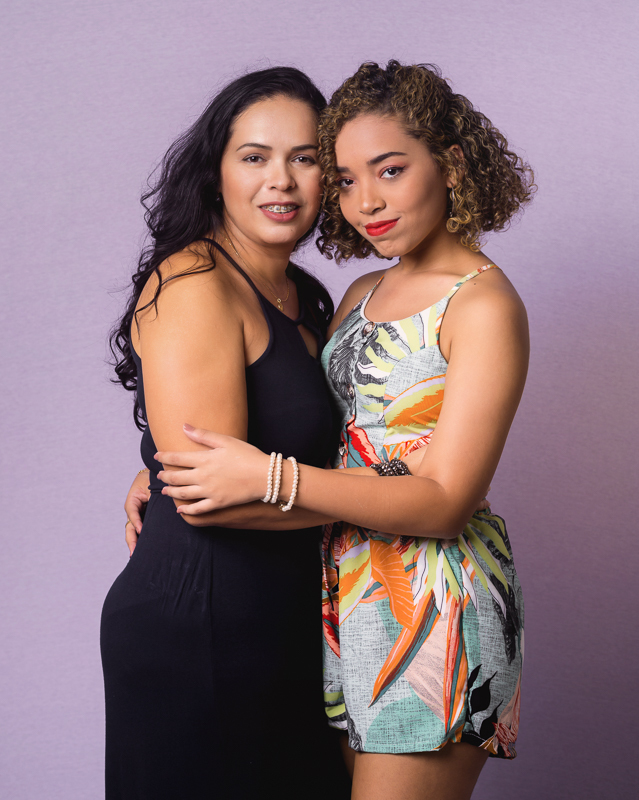 fotografia de família-ensaio debutante-estúdio