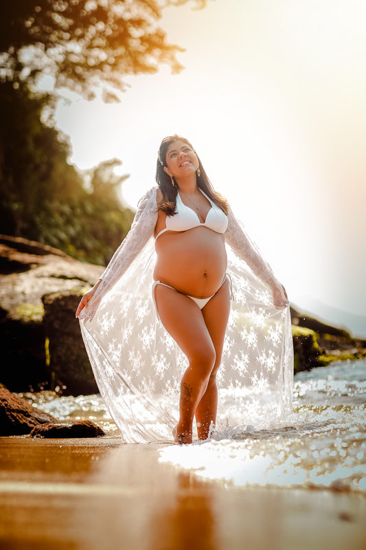 ensaio gestacional  na praia vermelha-rj