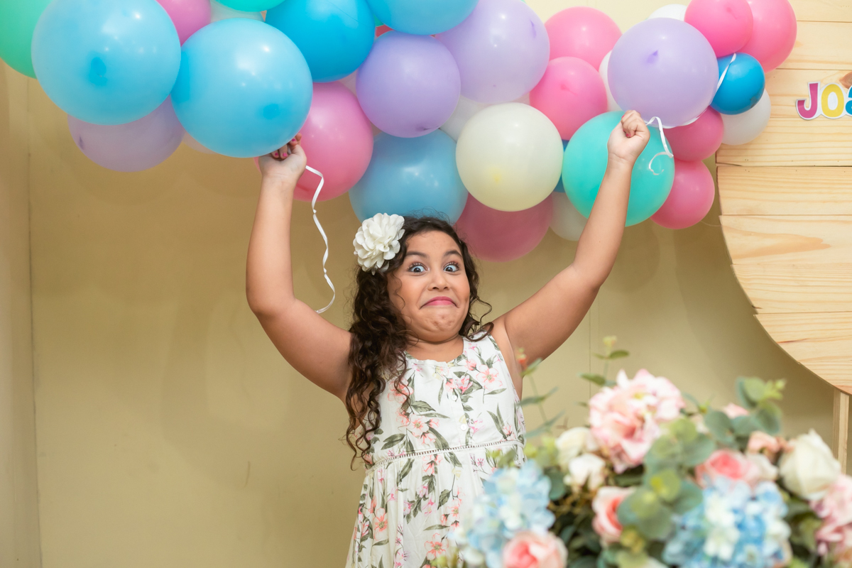 decoração em festa temática spa day