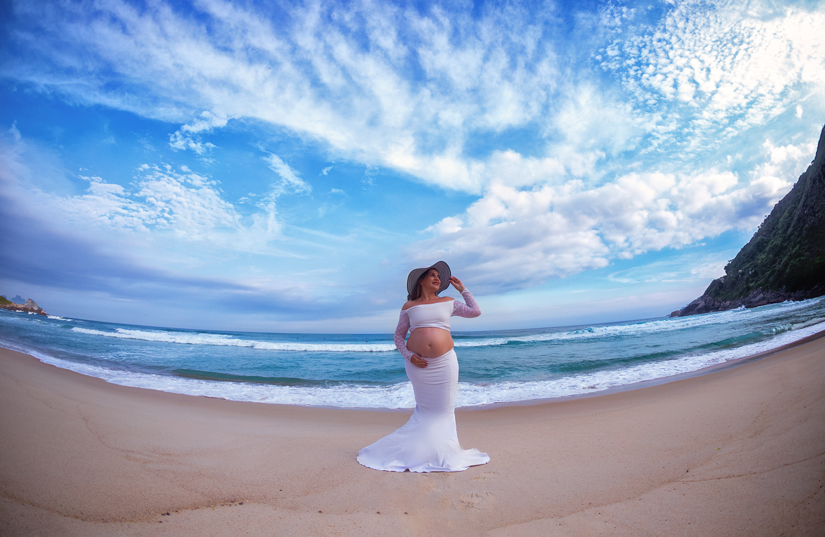 fotografia de gestante-ensaios externos-praias-rj
