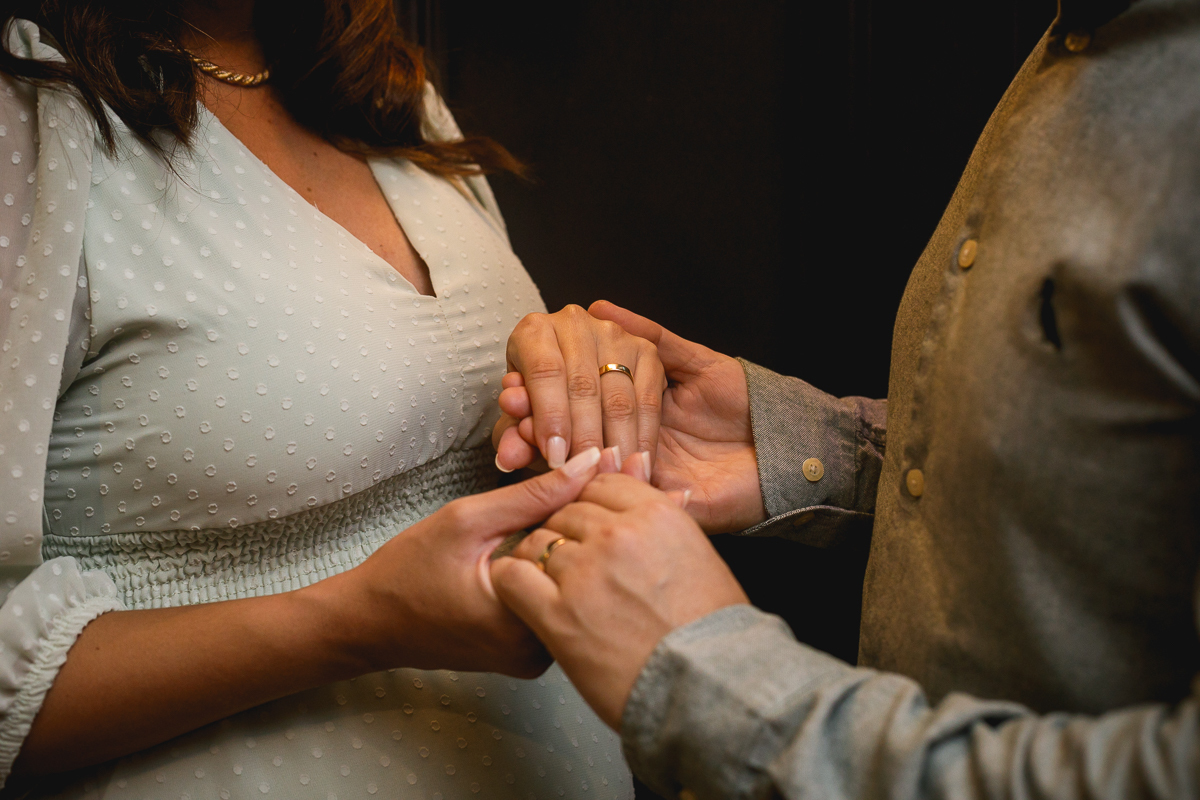 Casamento de Willyanne e Armando trocas alianças-mini wedding,/Mocellin-Ilha do Governador-RJ