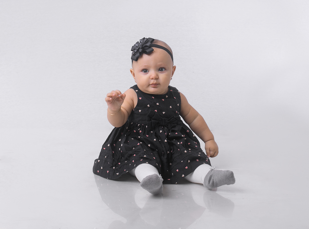fotografia de bebê em estúdio