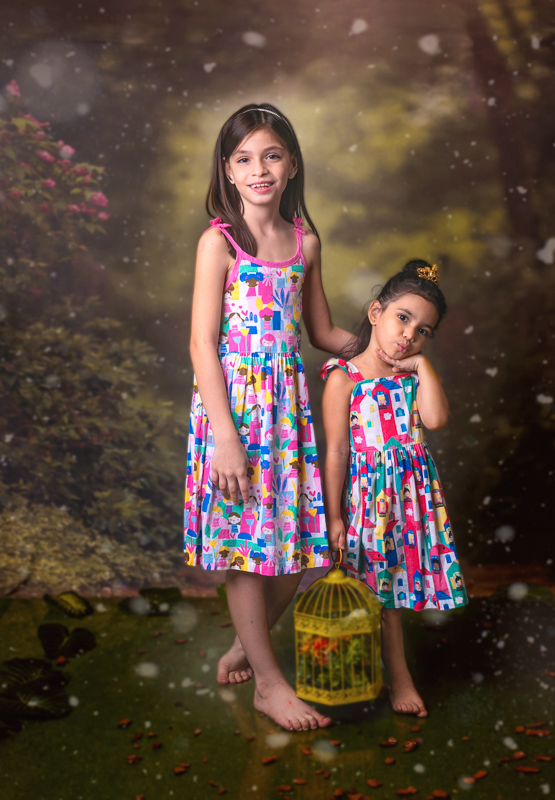 ensaio fotográfico infantil com irmãos