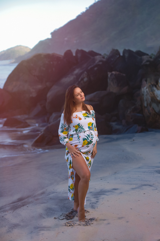 ensaio de gestante praia-prainha-rj