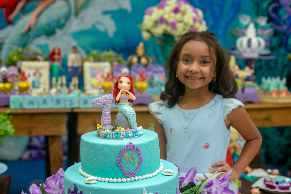 7 anos da Mariana- pequena sereia-casa de festa-CT super infantil-irajá
