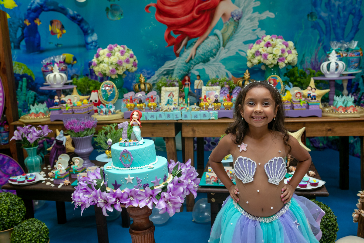 fantasia  da pequena sereia em festa infantil-rj-CT SUPER INFANTIL