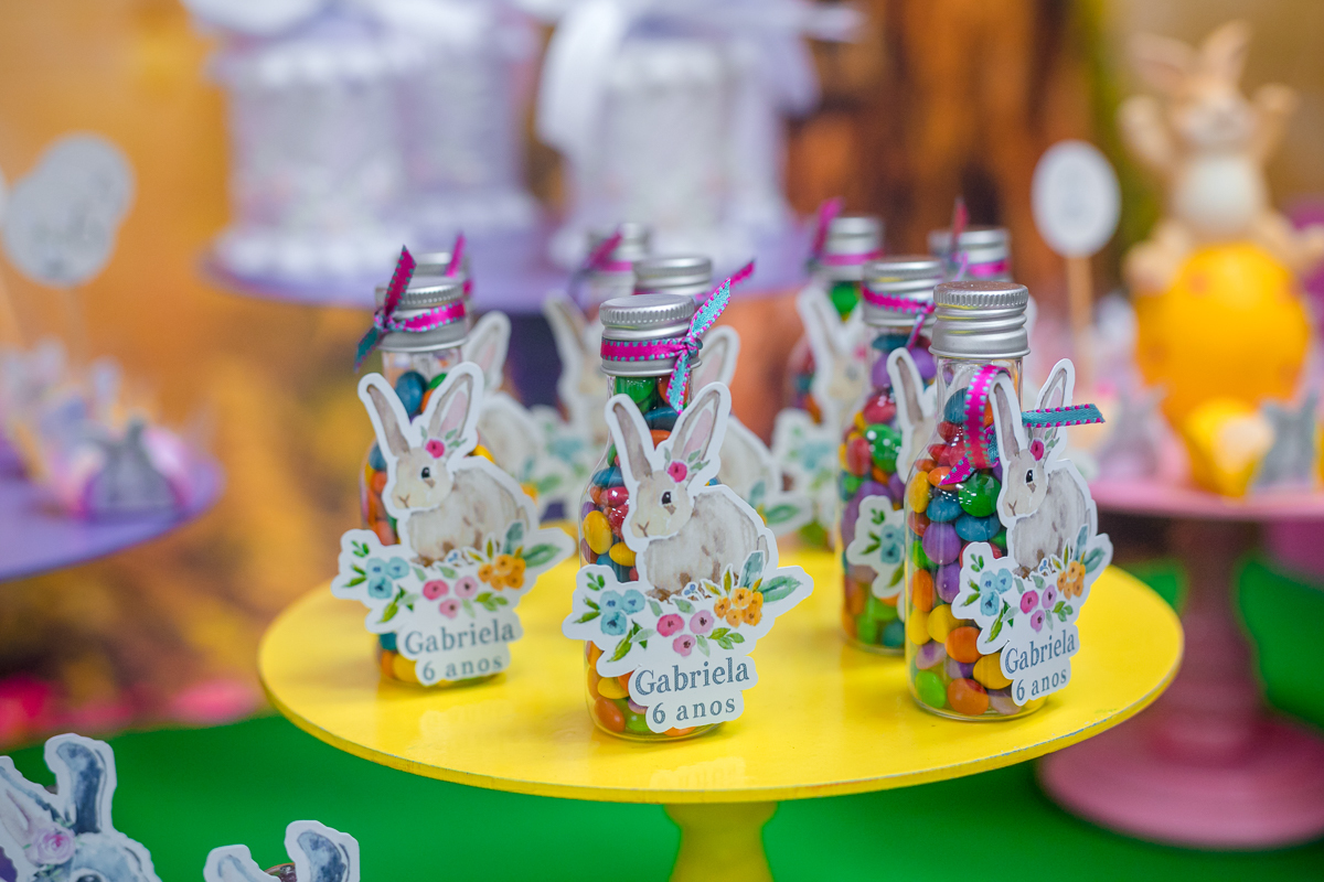 tema coelhos-decoração mesa em casa de festas  castelo da magia-freguesia