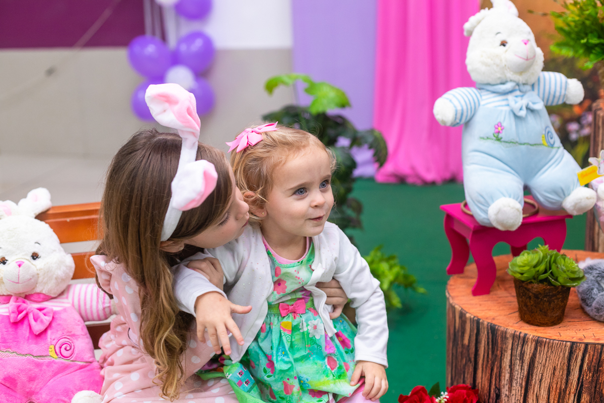 castelo da magia-fotografia-festa de 6 anos Gabriela-coelhos na floresta