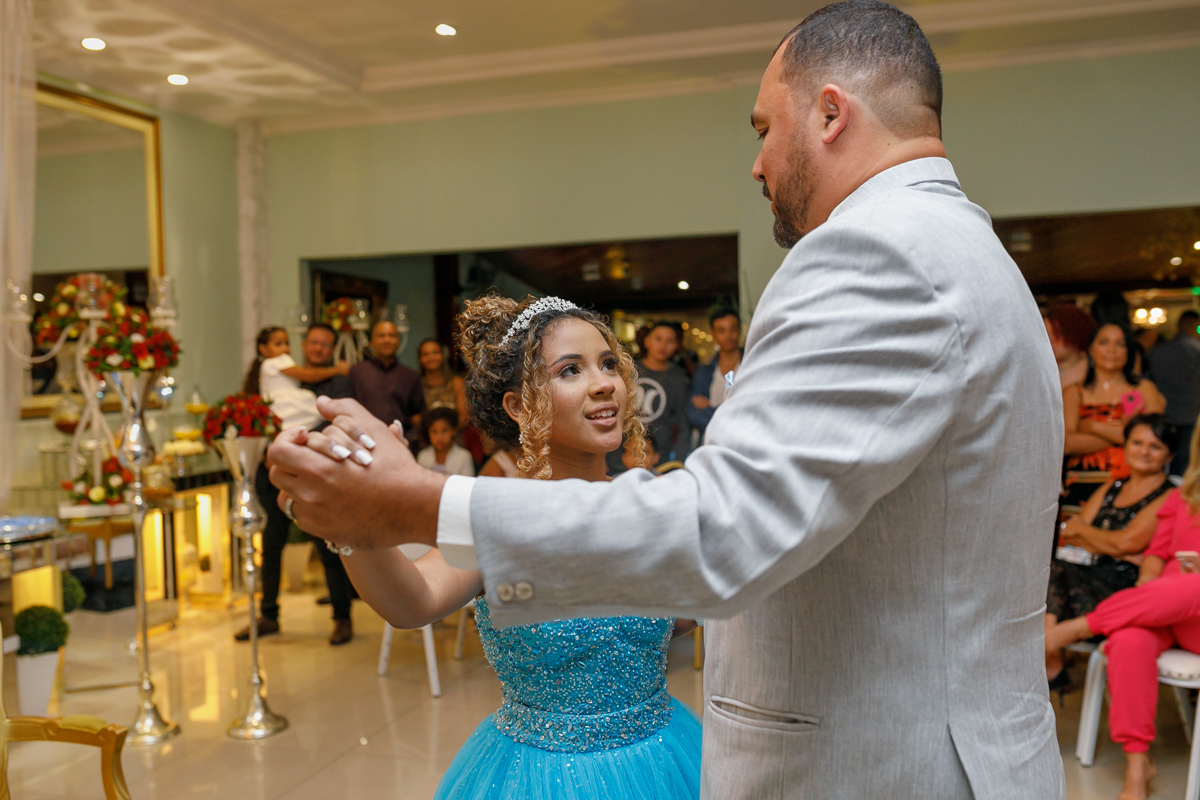 vestido de gala azul-fotografia festa debutantes Gabriela Julião-fotografia -valsa-profissional-casa de festas paris