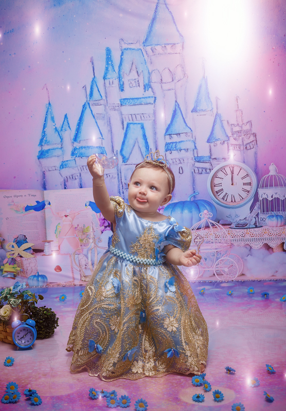 fotografia ensaio infantil-fotográfico em estúdio- cinderela-realengo-rj