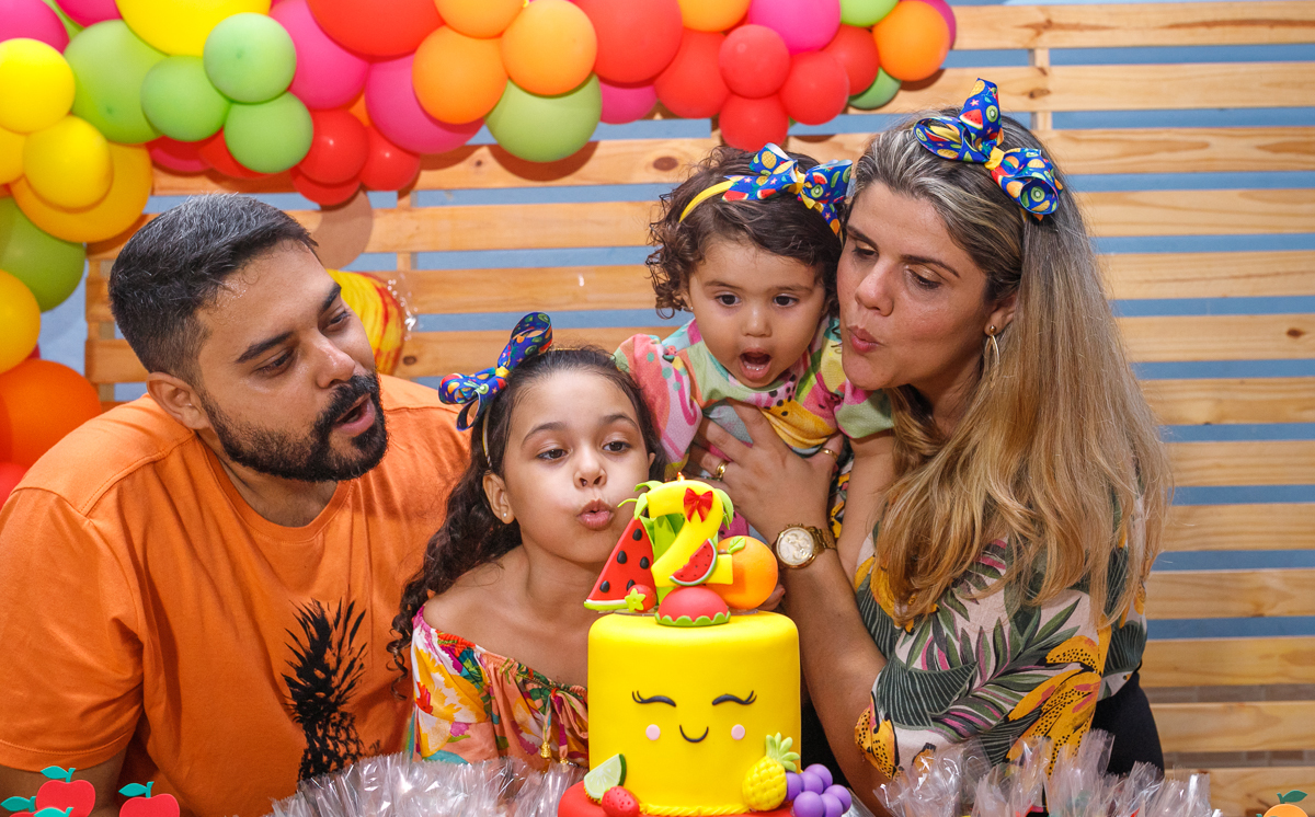 decoração mesa tema frutaria-festa- 2 anos da Gigi