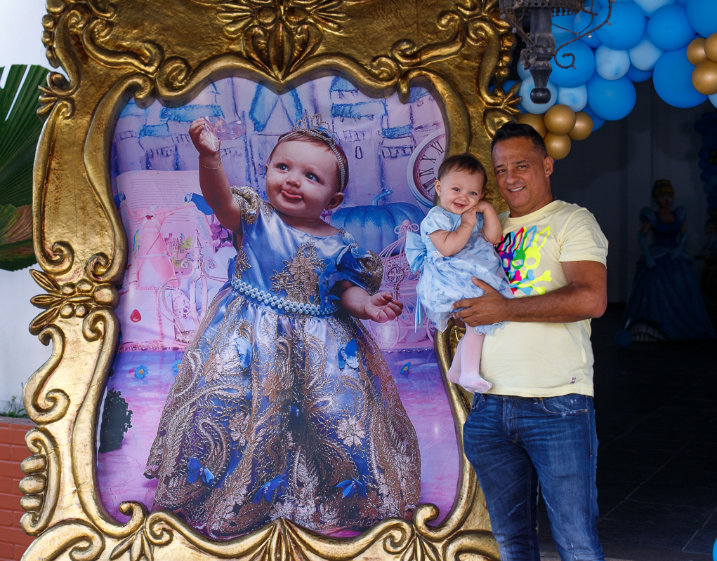 decoração cinderela 1 ano