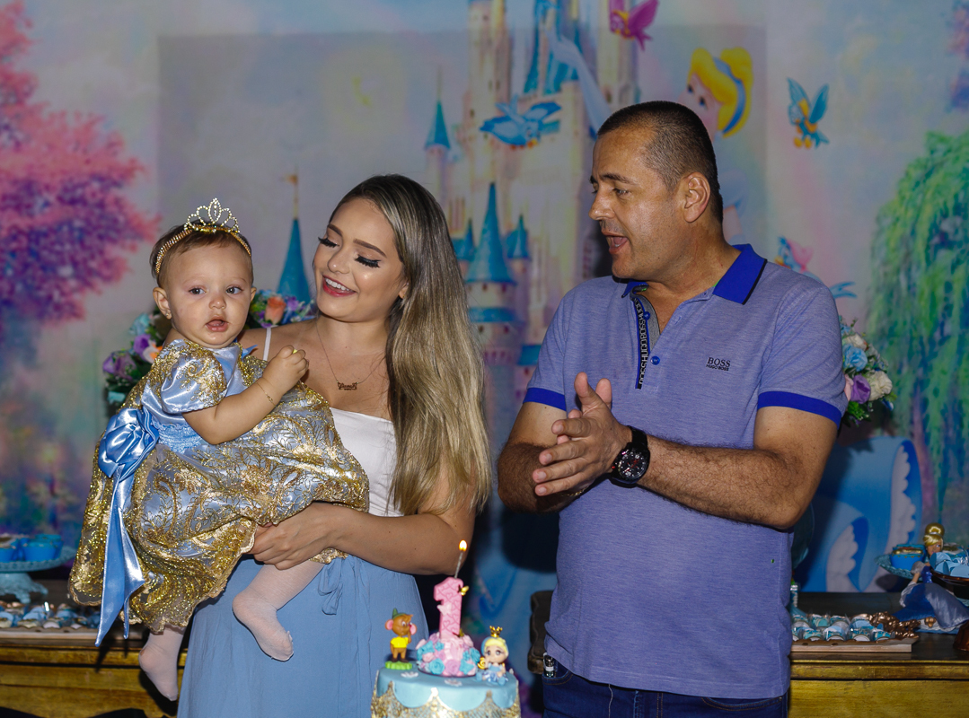 aniversário-1 anos cinderela-decoração-vestido cinderela