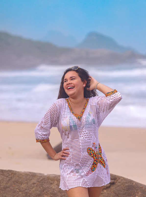 Book fotográfico externo na praia-15 anos-Prainha-rj