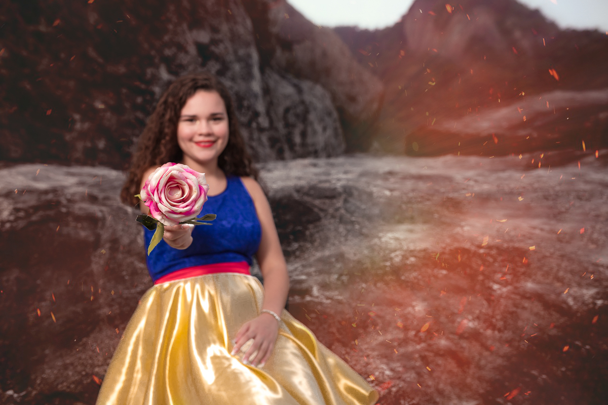 book externo-debutante -branca de neve na praia-rj