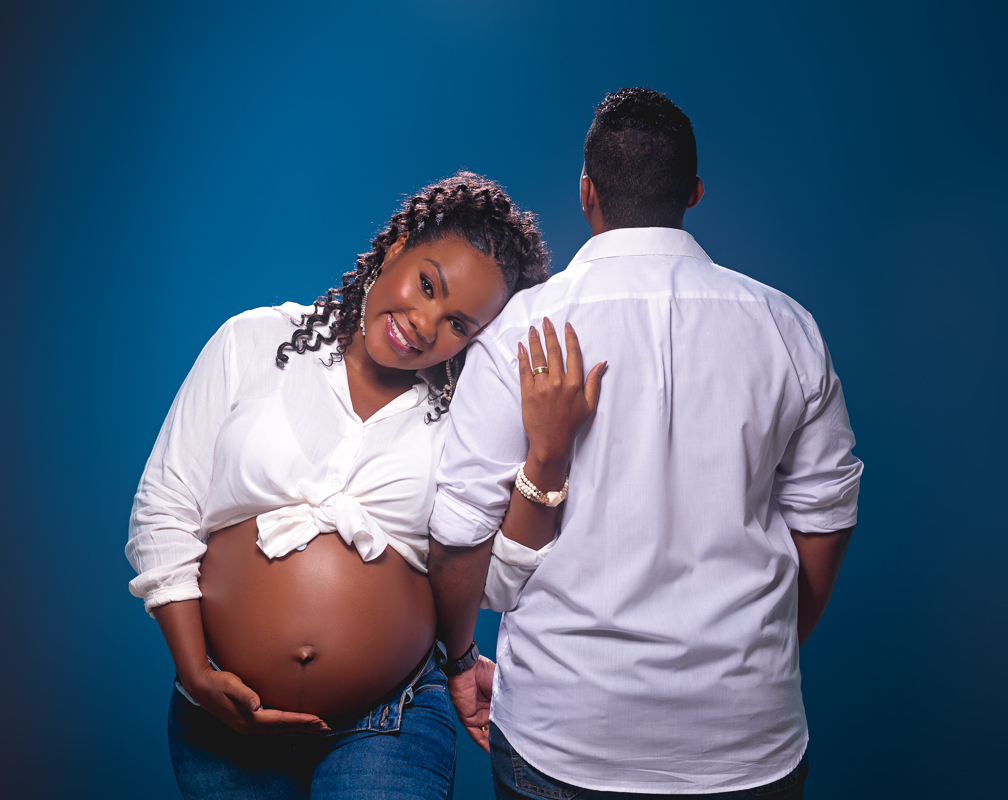 ensaio de gestante- em estúdio-família