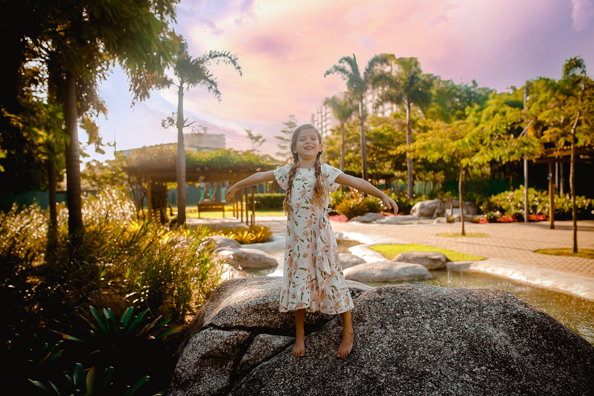 book fotográfico externo infantil-menina-condomínio Cidade jardim