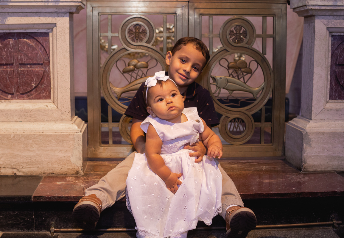 Batizado da Alice na Paróquia Nossa Senhora do Perpétuo Socorro - Grajaú
