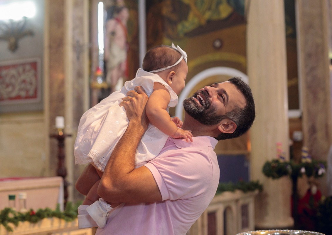 Batismo da Alice na Paróquia-Nossa Senhora do Perpétuo Socorro - Grajaú